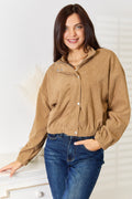 Long Sleeve Dropped Shoulder Jacket — Livostyle