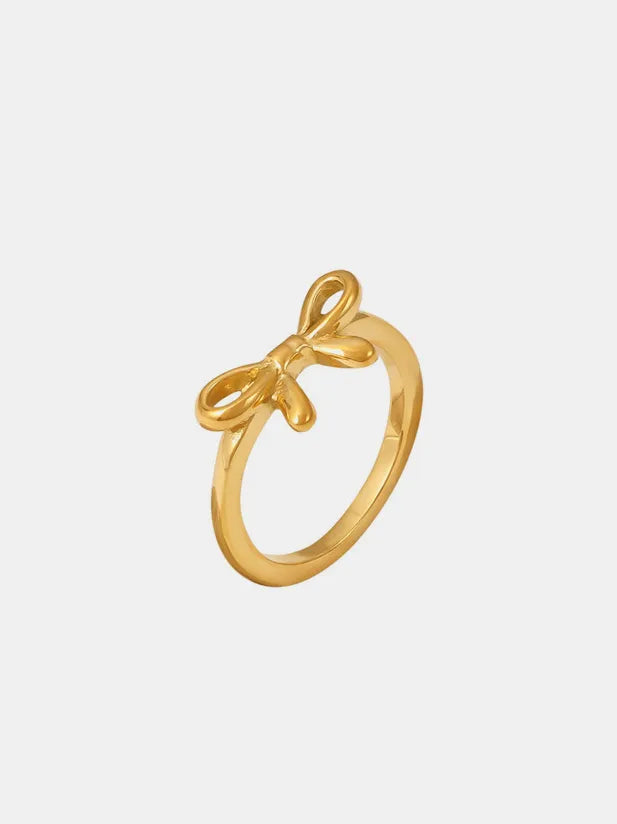 Stainless Steel Bow Ring — Livostyle