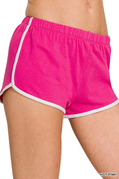 Elastic Waistband Dolphin Shorts — Livostyle