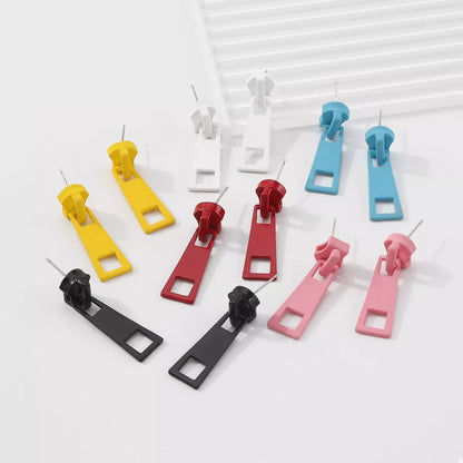 Colorful Zipper Drop Earrings — Livostyle