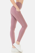 Wide Waistband High Waist Active Leggings — Livostyle