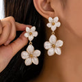 Flower Dangle Earrings — Livostyle