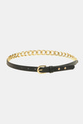PU Leather Chain Belt — Livostyle