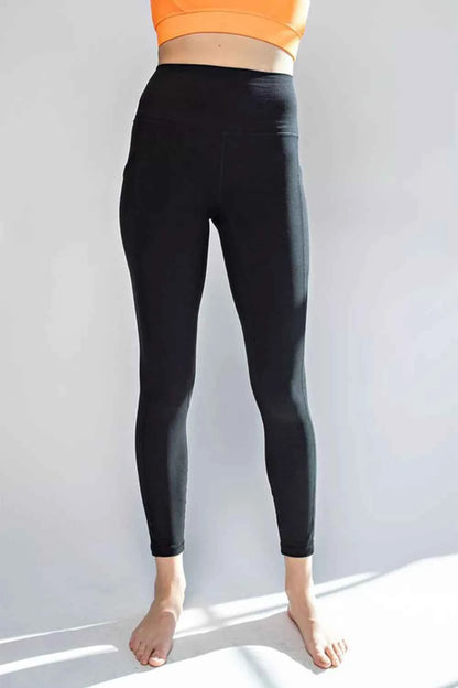 High Waist Wide Waistband Leggings — Livostyle