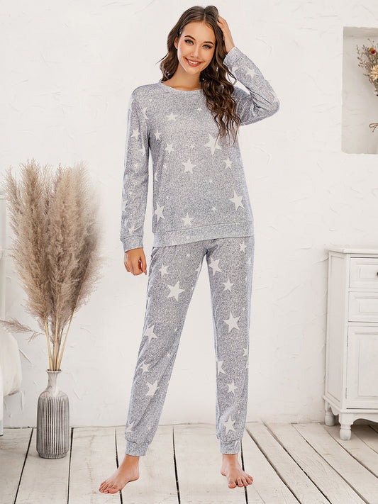 Star Top and Pants Lounge Set — Livostyle