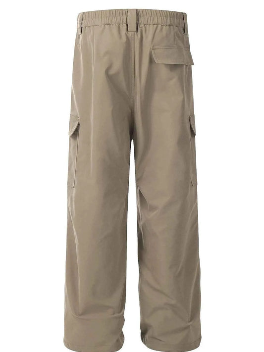Men's Straight Cargo Pants with Multi Pockets