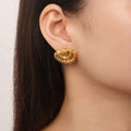 Titanium Steel Geometric Shape Earrings — Livostyle