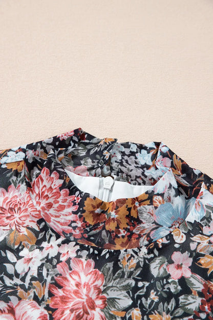 Printed Slim Long Sleeve Midi Dress – photo 10