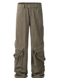 Men's Wide Leg Cargo Pants with Multi Pockets — Livostyle