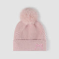 Thermal Bow Knit Hat with Pompom — Livostyle
