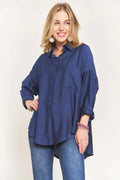 Versatile Button-Down Linen Shirt for Chic & Casual Looks — Livostyle