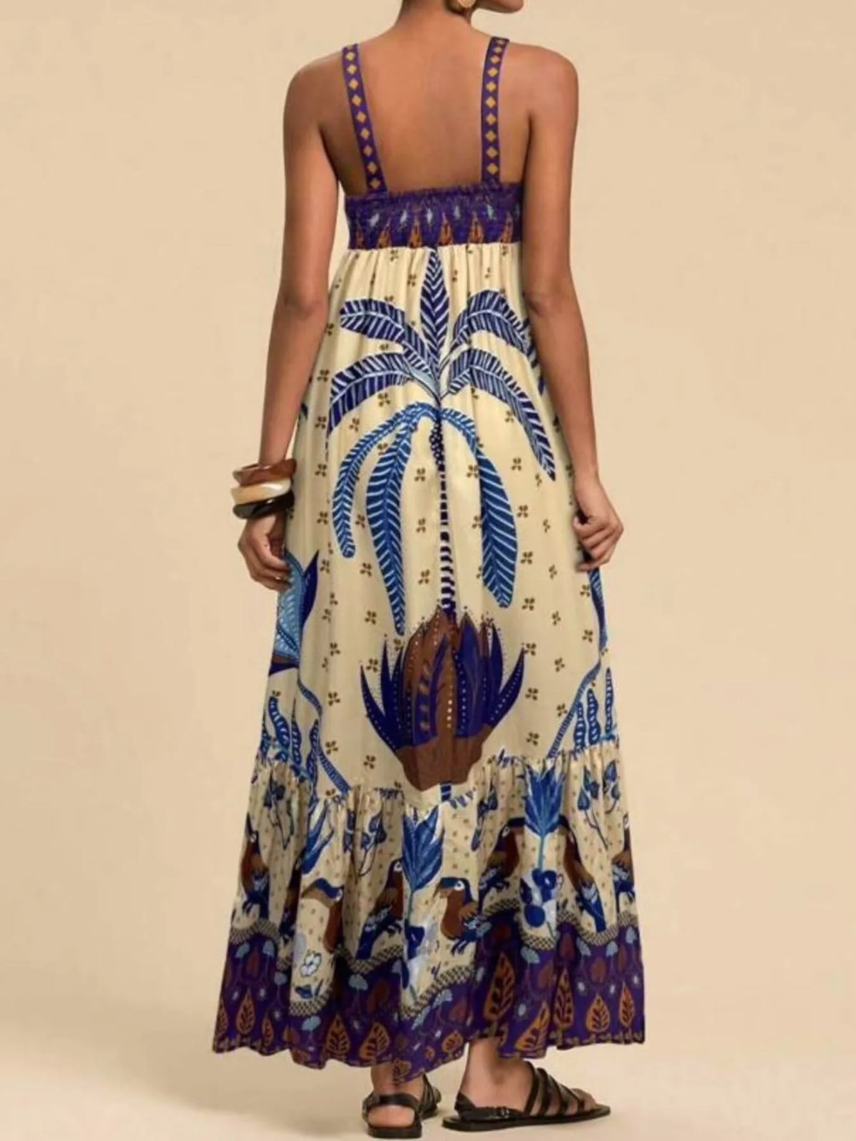 Tropical Print Maxi Cami Dress – photo 9
