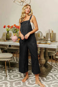 Textured Jacquard Jumpsuit with Side Pockets — Livostyle