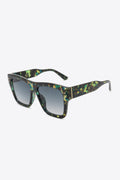 UV400 Patterned Polycarbonate Square Sunglasses — Livostyle