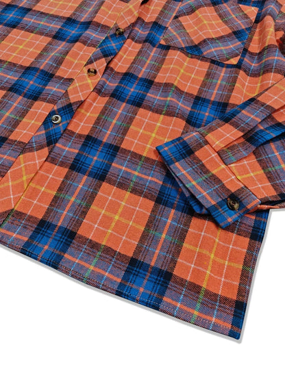 Plaid Button-Up Long Sleeve Shirt styling — Livostyle