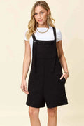 Texture Square Neck Romper — Livostyle