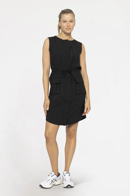 Versatile Drawstring Waist Tank Dress — Livostyle