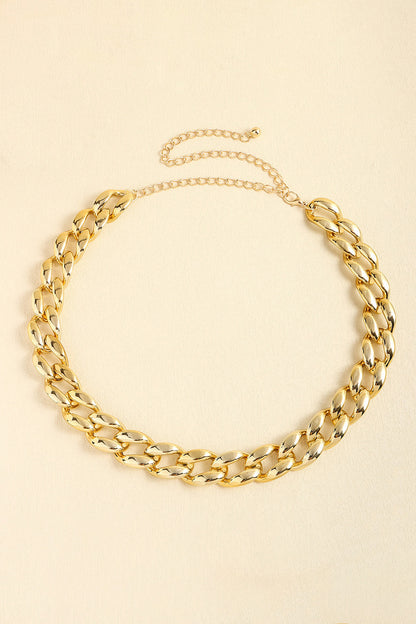 1" Width Acrylic Curb Chain Belt — Livostyle