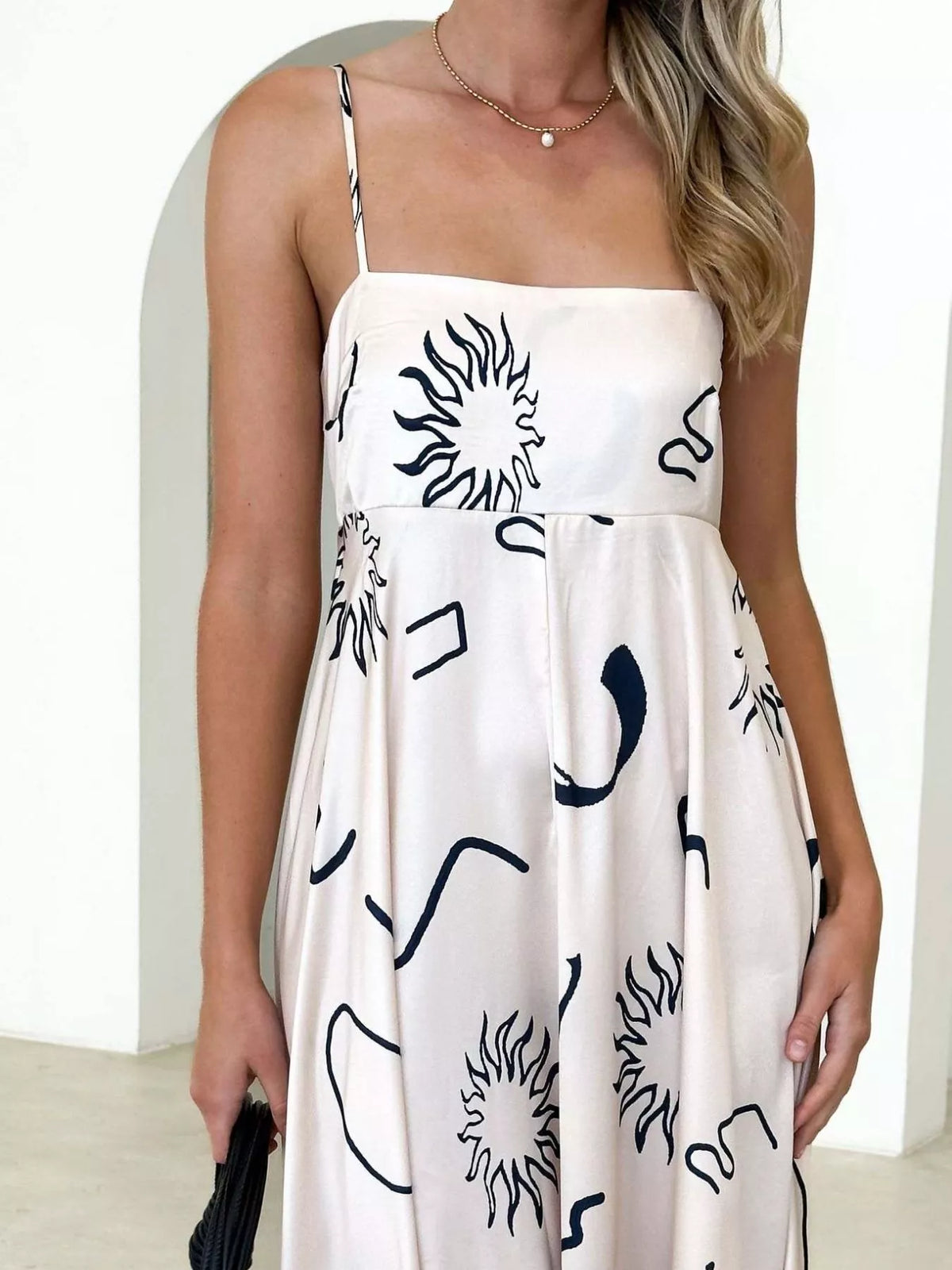 Printed Spaghetti Strap Maxi Dress – photo 13