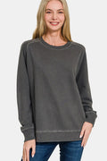 Pigment Dyed French Terry Sweatshirt — Livostyle