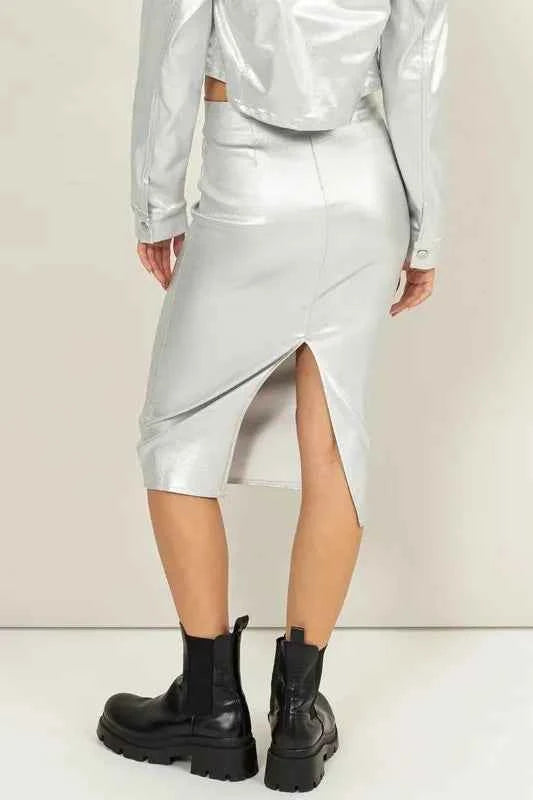 HYFVE Shimmer Midi Skirt