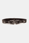 Symmetrical Zinc Alloy Buckle PU Leather Belt — Livostyle