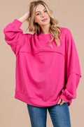 Trendy Unisex Exposed Seam Sweatshirt — Livostyle