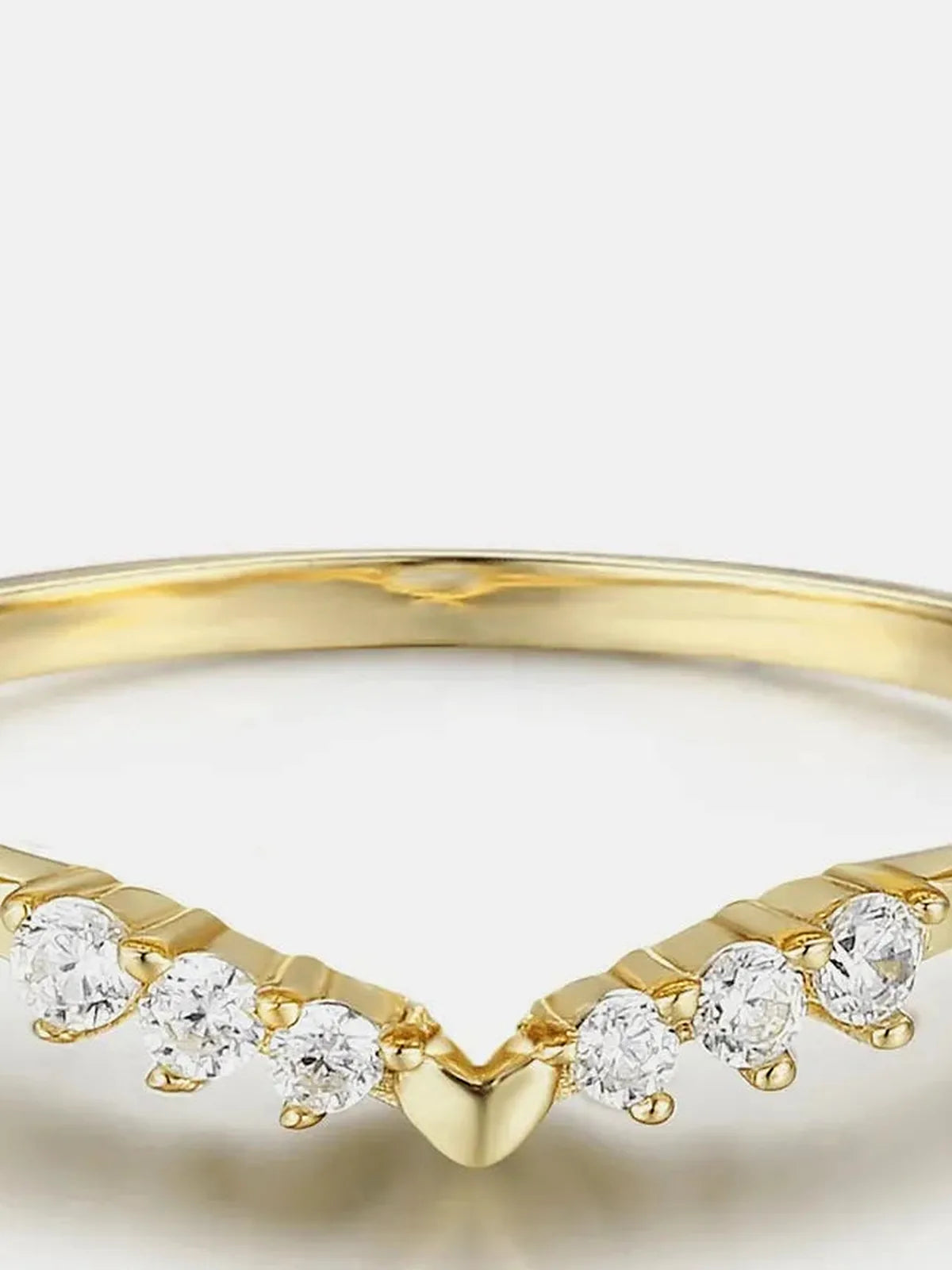 925 Sterling Silver Inland Zircon Ring — detail view — Livostyle