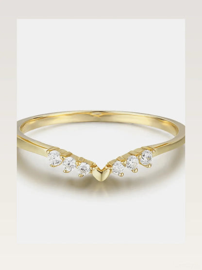 925 Sterling Silver Inland Zircon Ring — styled showcase — Livostyle