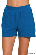Cotton Slub Shorts in CLASSIC BLUE