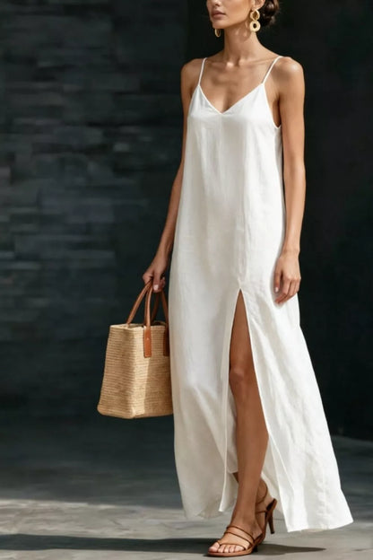Slit V-Neck Maxi Dress – photo 5