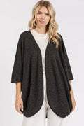 Open Front Batwing Sleeve Cardigan — Livostyle