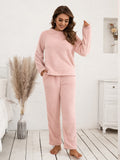 Ivy Lane Teddy Long Sleeve Top and Pants Lounge Set — Livostyle