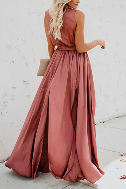 Surplice Tie Waist Maxi Dress – photo 8