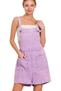 Woven Double Gauze Acid Washed Romper — Livostyle