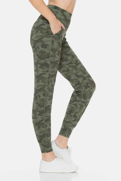 Camouflage Print High Waist Leggings — Livostyle