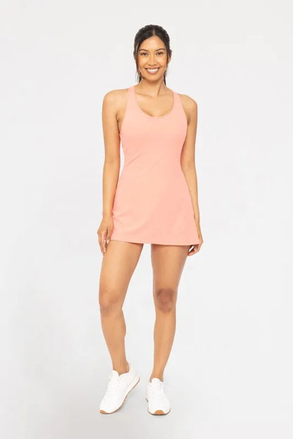 Twist Racerback Fit-and-Flare Dress — Livostyle