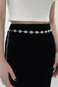 Rhinestone Decor Zinc Alloy Belt — Livostyle