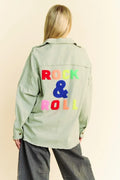Edgy Multi-Color Shacket with Fringed Hem and Loose Fit — Livostyle