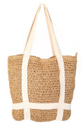 Straw Braided Hat Carrier Tote Bag — Livostyle