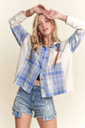 Plaid Hoodie-Shirt Hybrid with Button-Down Design — Livostyle