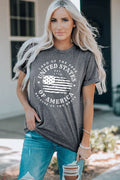 US Flag Graphic Short Sleeve Tee — Livostyle