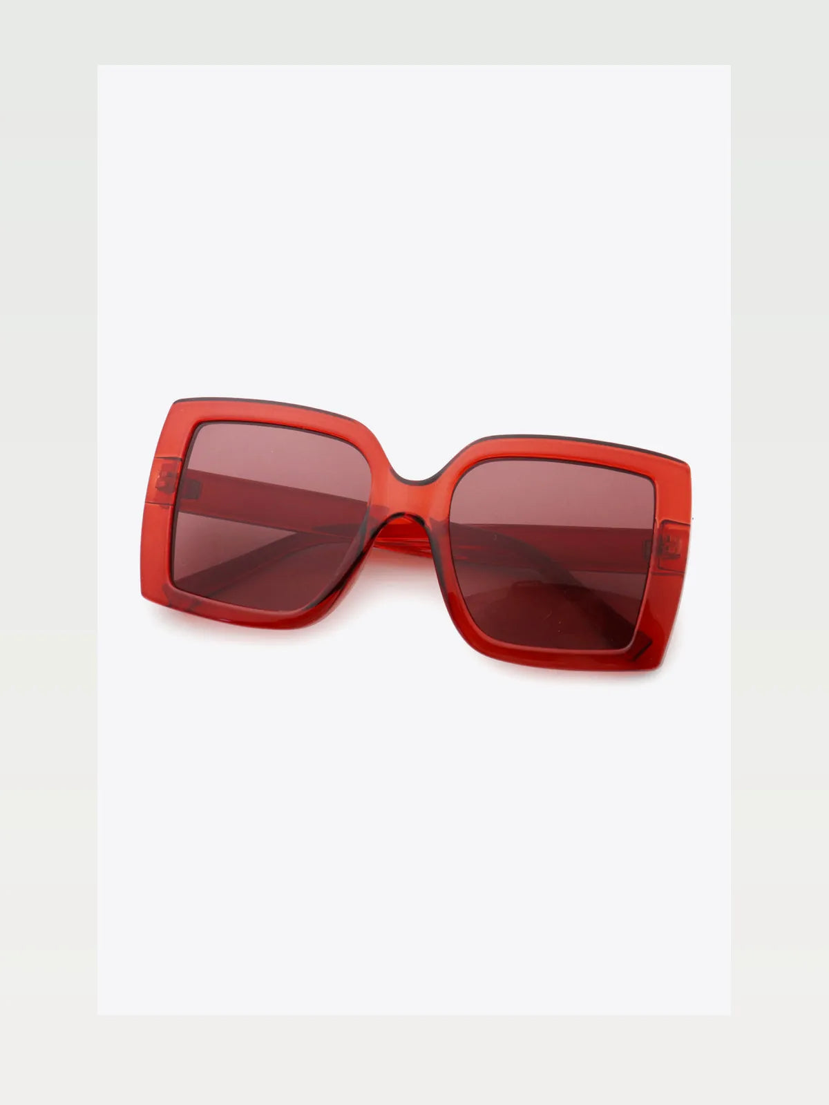 Acetate Lens Square Sunglasses — styled showcase — Livostyle