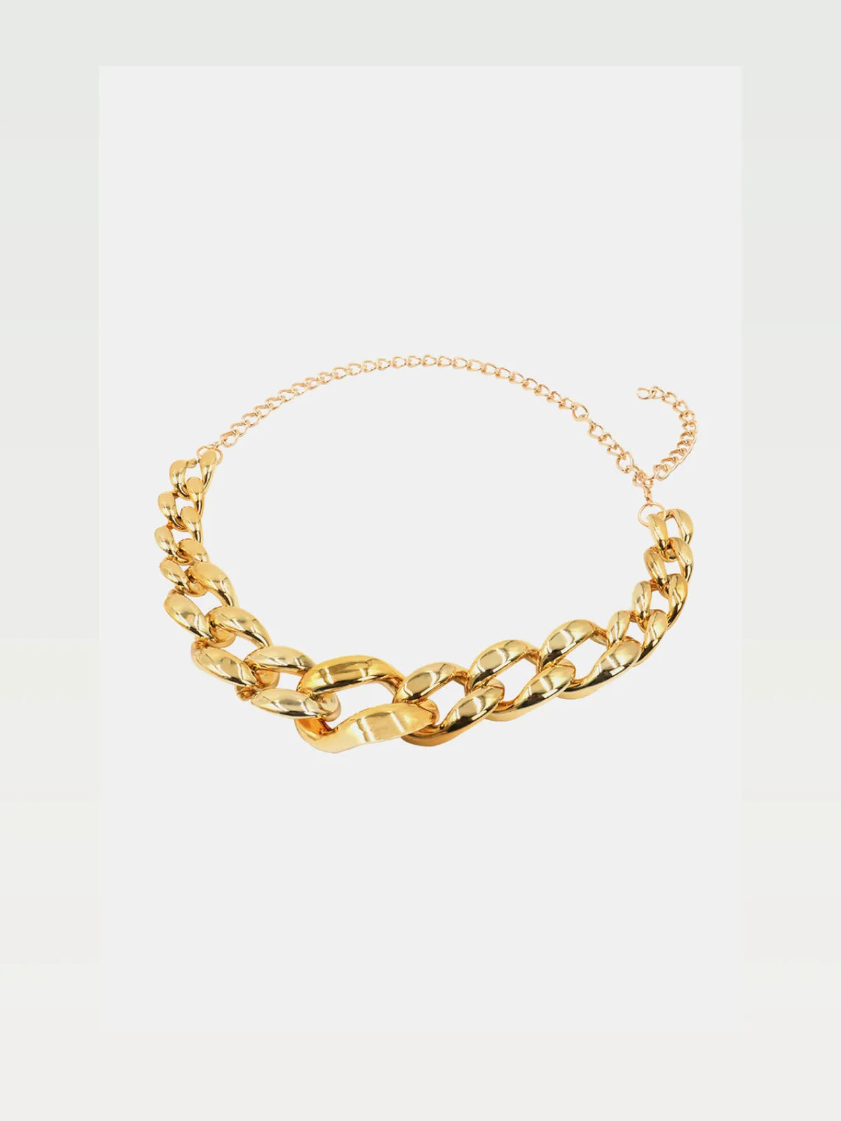 Acrylic Chain Belt — styled showcase — Livostyle