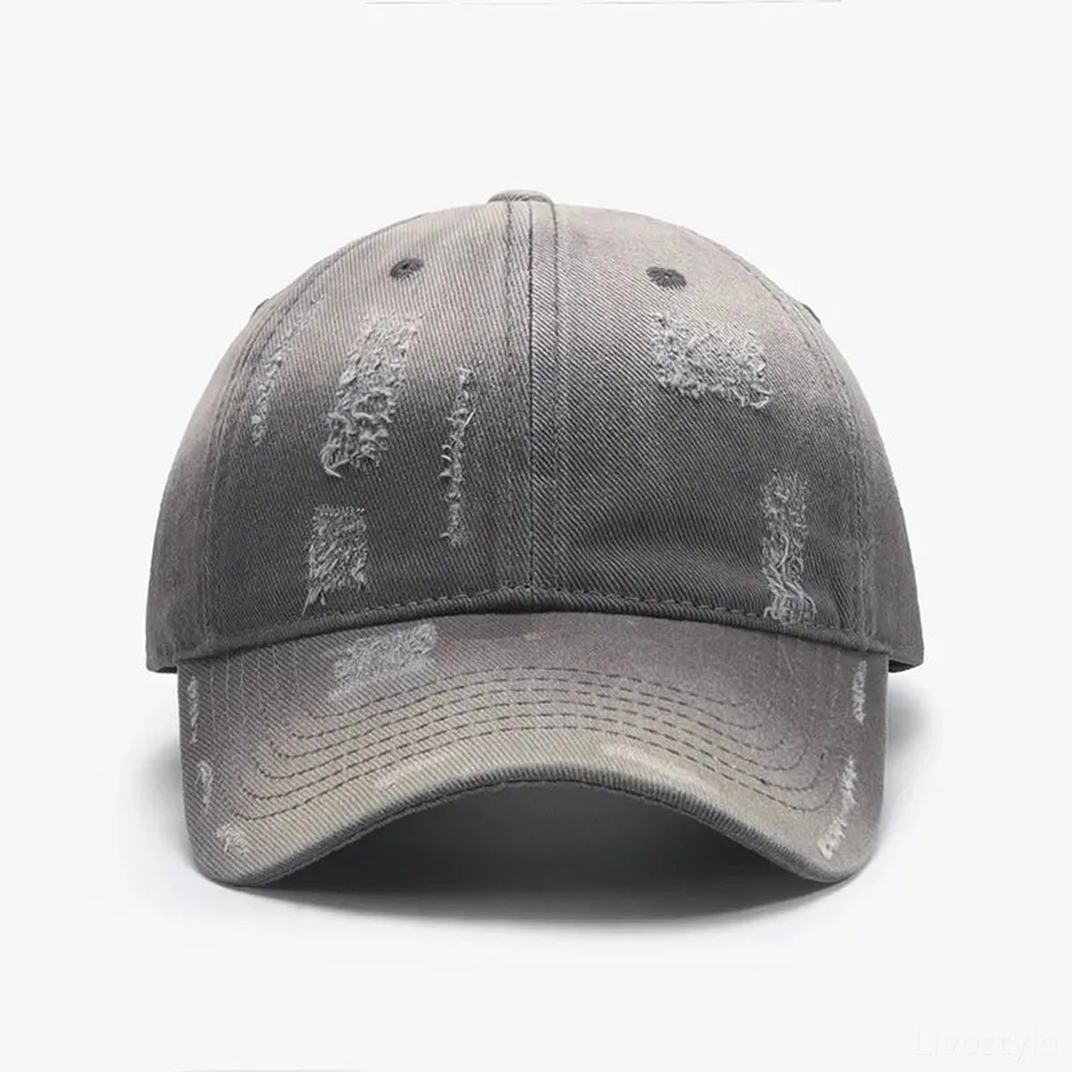 Adjustable Cotton Baseball Hat — square view — Livostyle