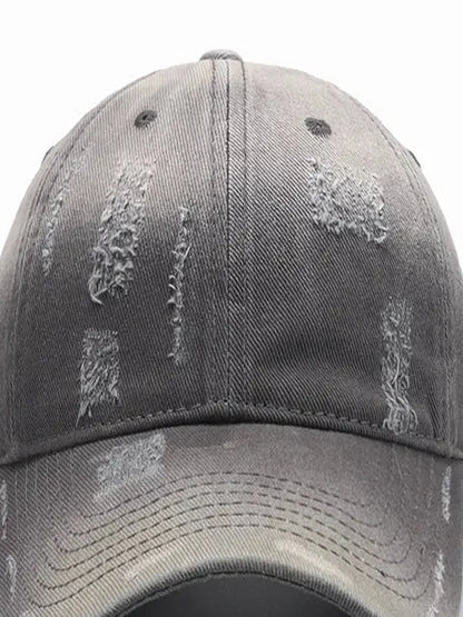 Adjustable Cotton Baseball Hat — detail view — Livostyle