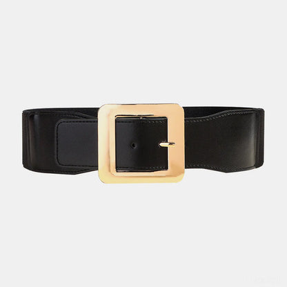 Alloy Buckle PU Leather Belt — square view — Livostyle