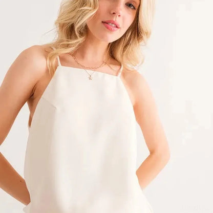 Versatile Sleeveless Basic Cami Top for Casual & Chic Style — square view — Livostyle