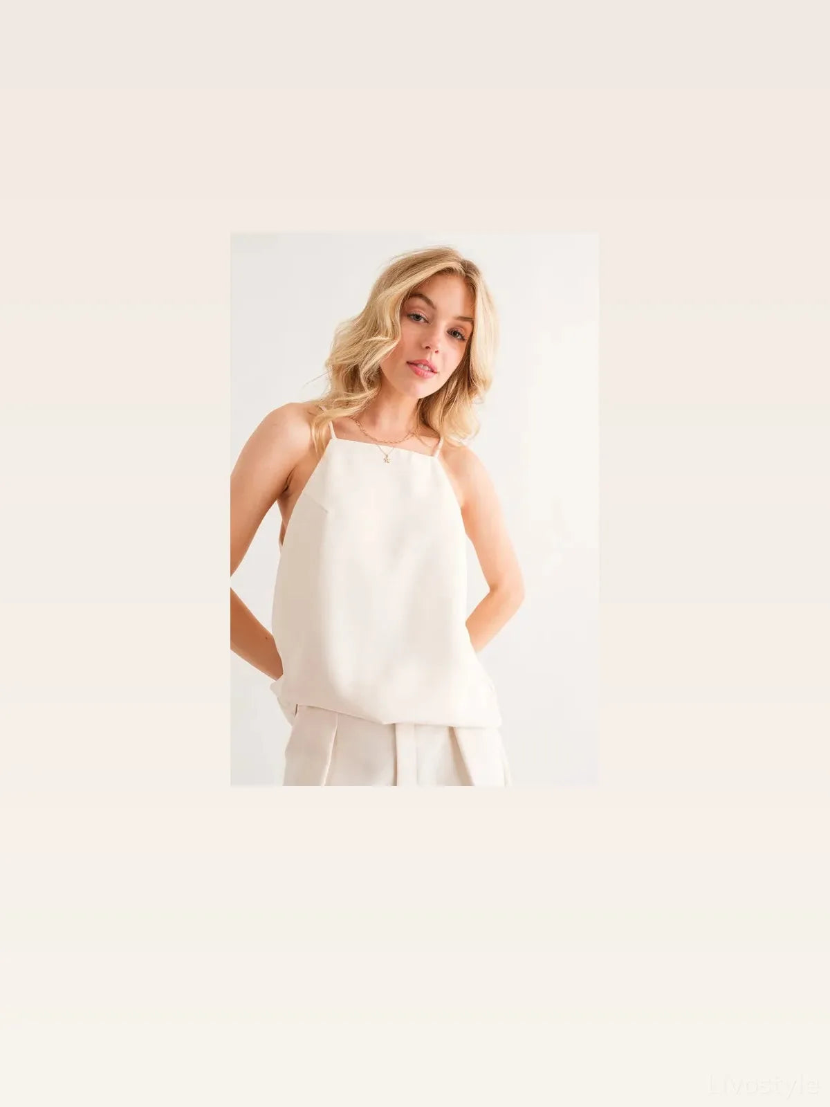 Versatile Sleeveless Basic Cami Top for Casual & Chic Style — styled showcase — Livostyle