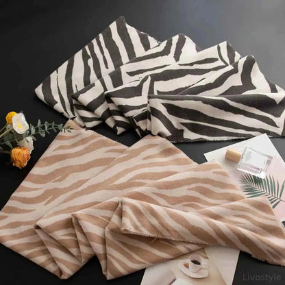 Animal Print Polyester Scarf — square view — Livostyle